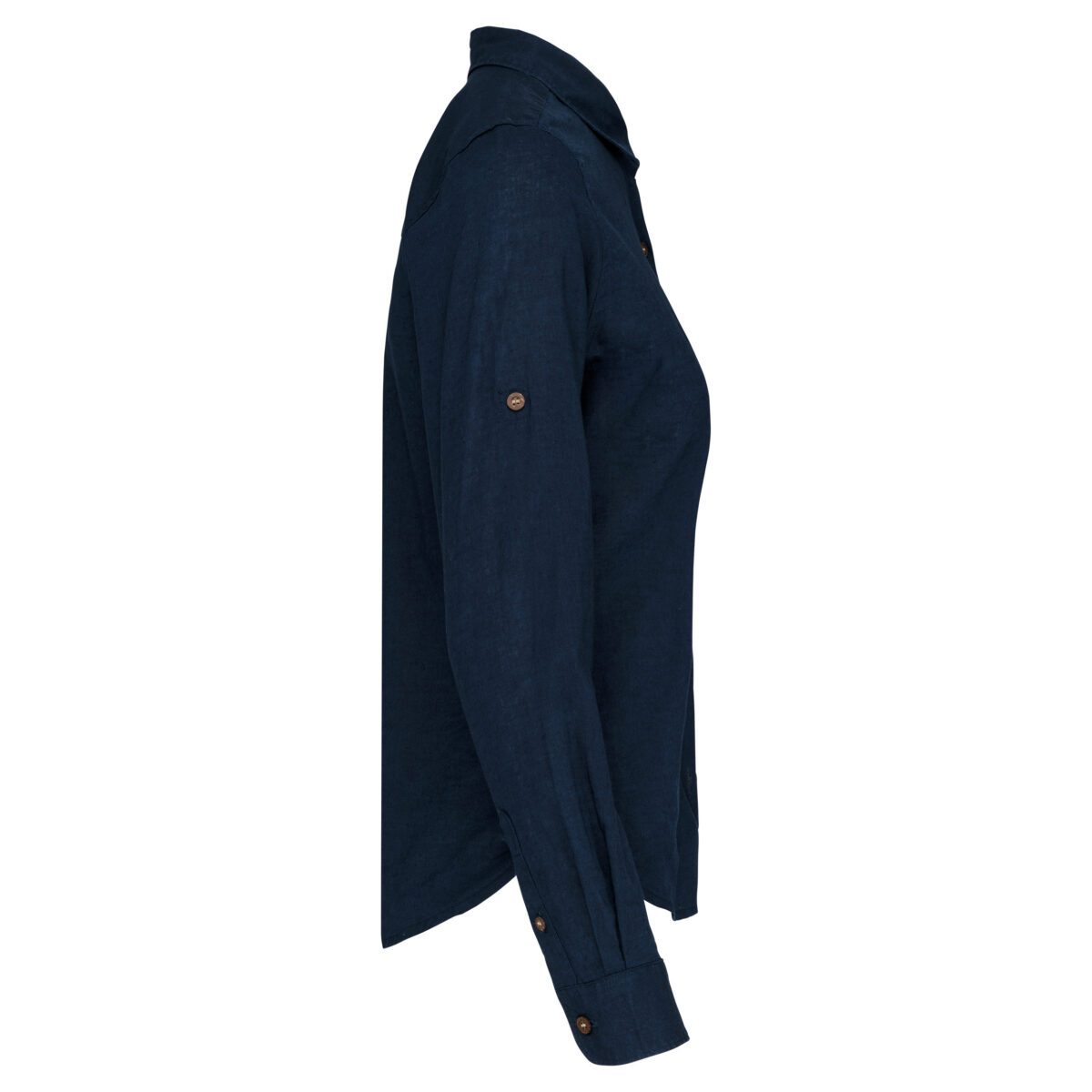 Chemise lin et coton manches longues femme - K589 – Image 13