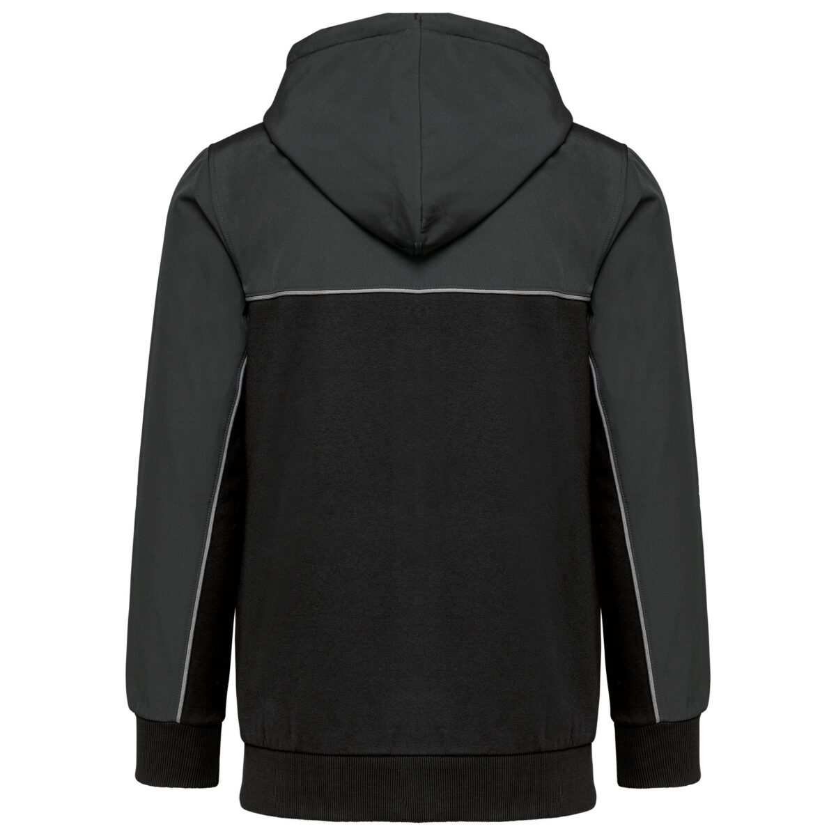 Veste molleton bicolore zippée à capuche écoresponsable unisexe - WK410 – Image 9