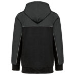 Veste molleton bicolore zippée à capuche écoresponsable unisexe - WK410 – Image 9