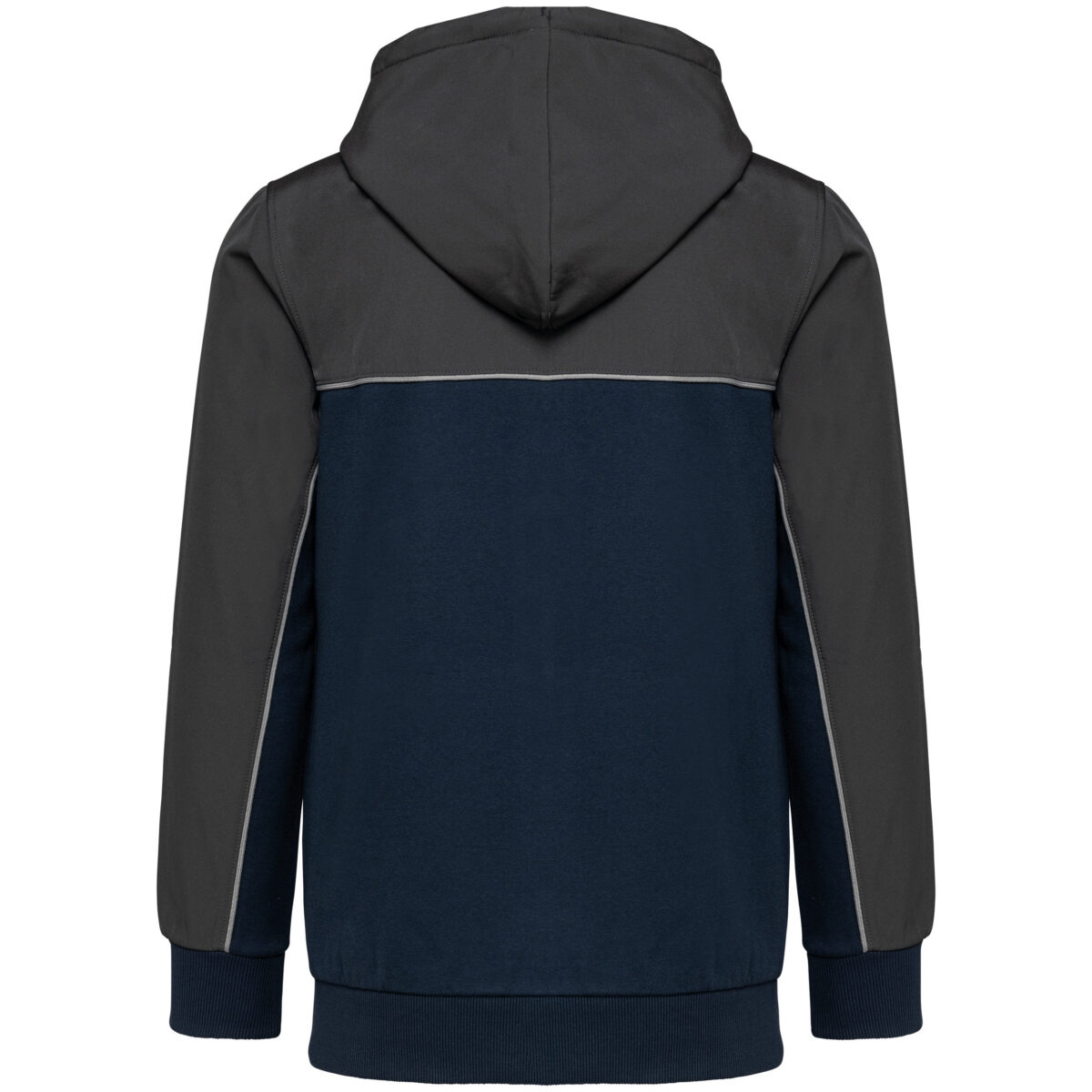 Veste molleton bicolore zippée à capuche écoresponsable unisexe - WK410 – Image 11