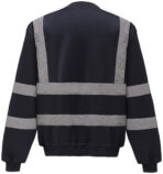 Sweat-shirt personnalisé haute visibilité col rond - YHVJ510 – Image 13