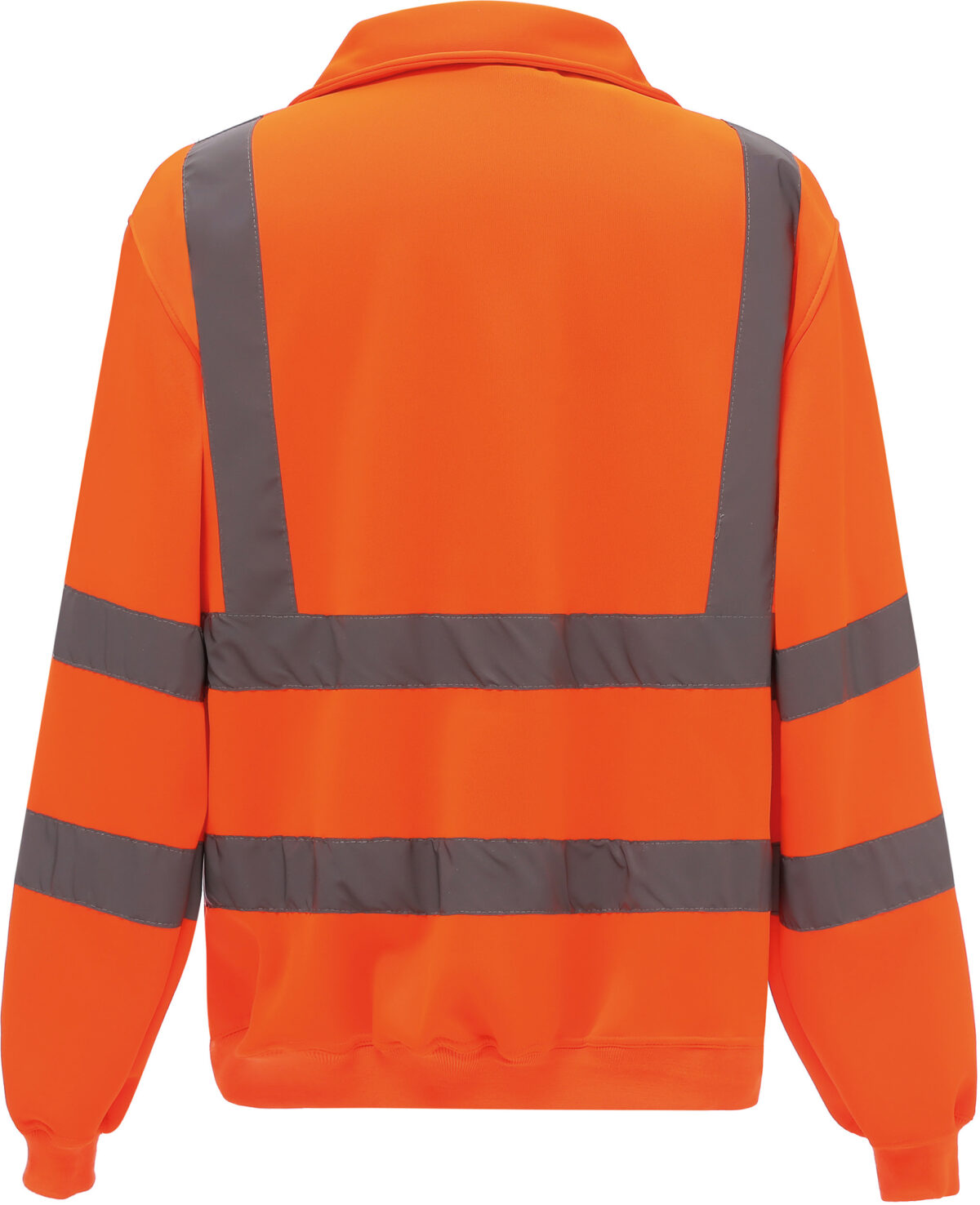 Sweat-shirt personnalisé 1/4 zip haute visibilité - YHVK06 – Image 4
