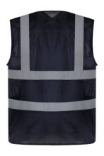 Gilet haute visibilité à maille ajourée recyclée - YHVW120 – Image 19