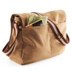 QD610 - Sac courrier vintage en toile