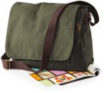 QD610 - Sac courrier vintage en toile – Image 4