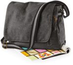 QD610 - Sac courrier vintage en toile – Image 2