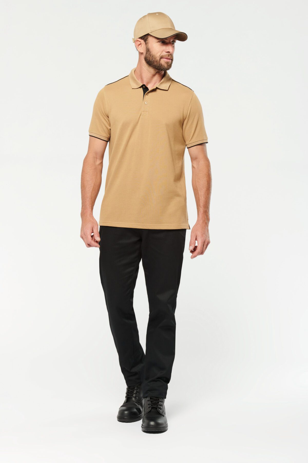 Polo Day To Day contrasté manches courtes homme - WK270 – Image 4