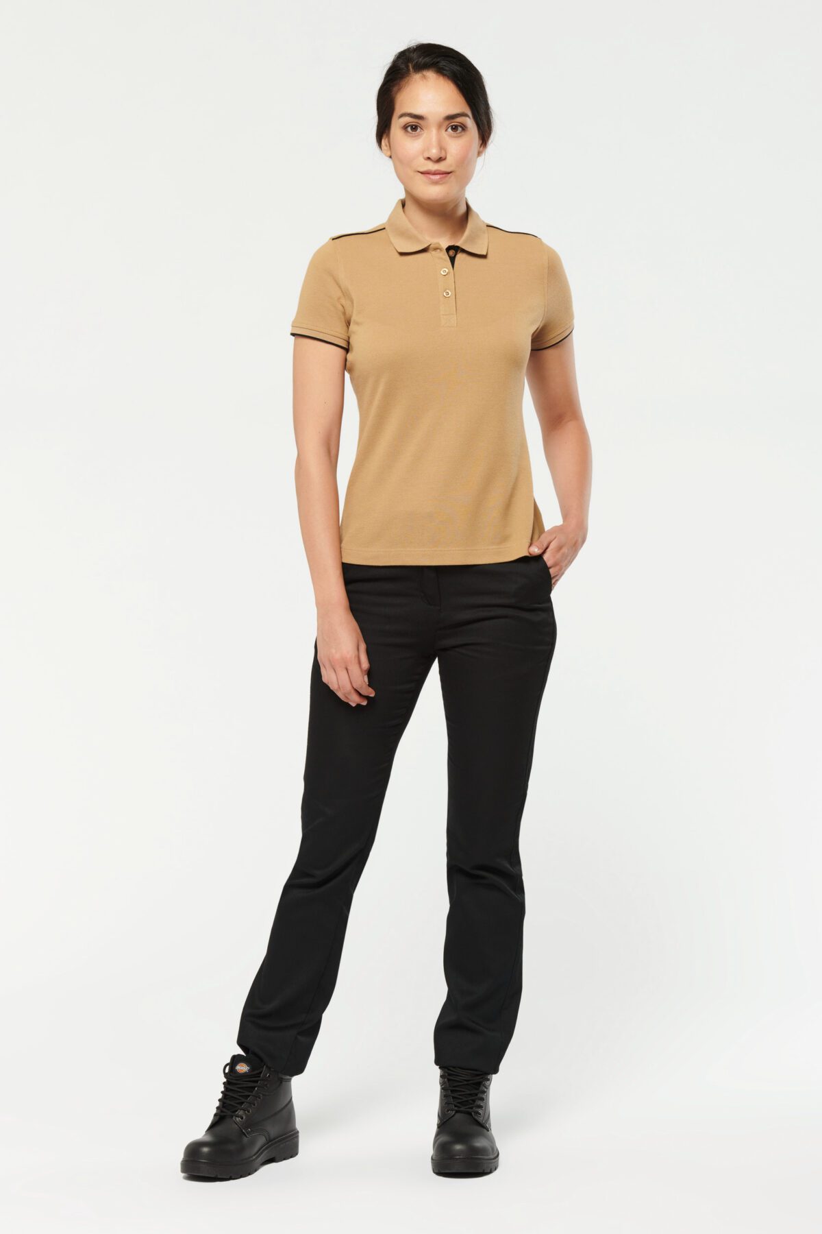 Polo Day To Day contrasté manches courtes femme - WK271 – Image 4