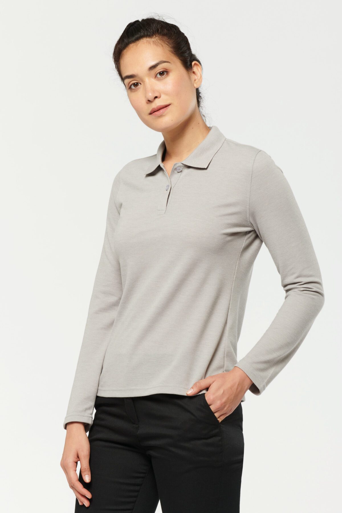 Polo manches longues femme - WK277 – Image 3