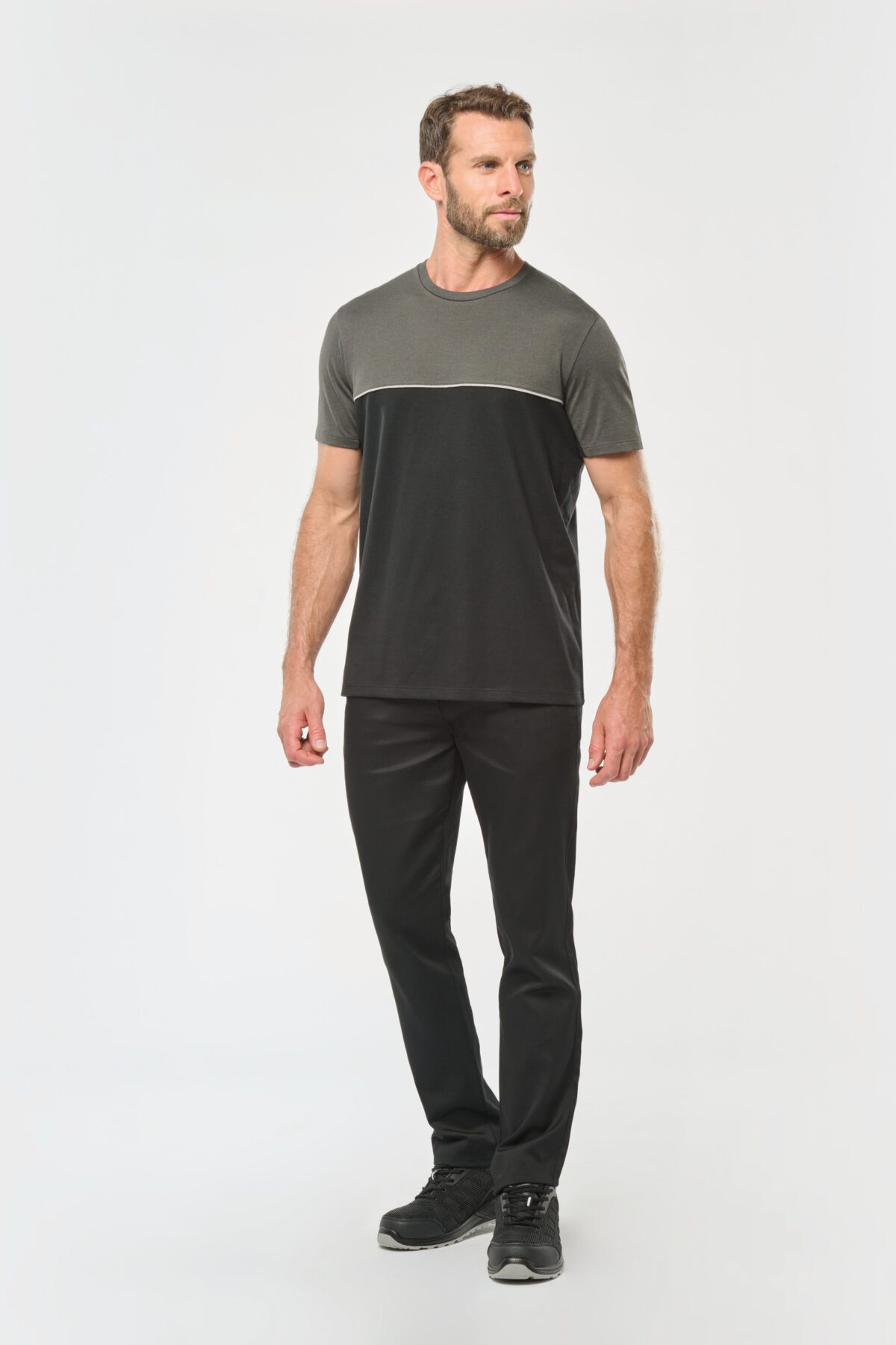 T-shirt personnalisé bicolore écoresponsable manches courtes unisexe - WK304 – Image 13
