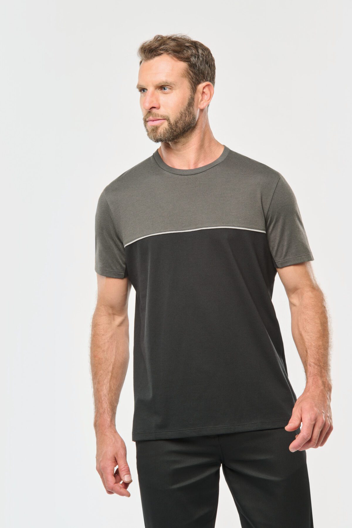 T-shirt personnalisé bicolore écoresponsable manches courtes unisexe - WK304 – Image 37