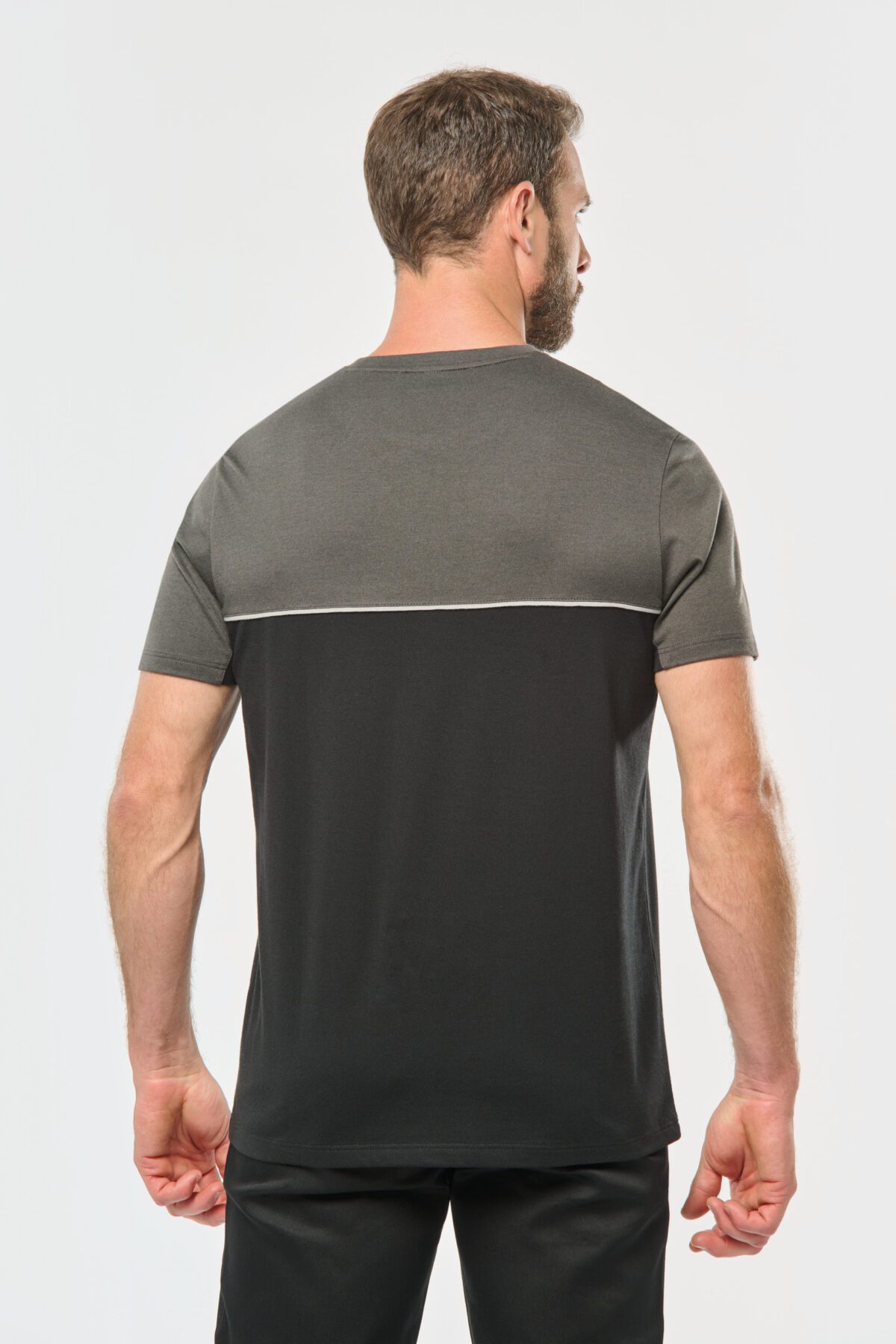 T-shirt personnalisé bicolore écoresponsable manches courtes unisexe - WK304 – Image 12