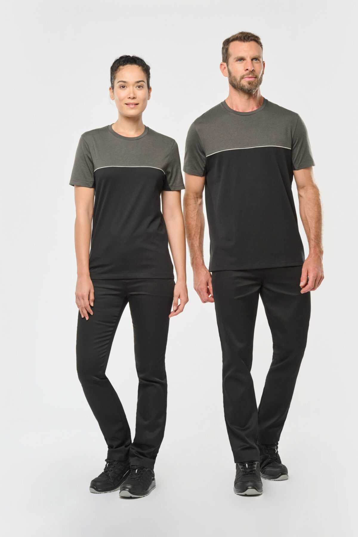 T-shirt personnalisé bicolore écoresponsable manches courtes unisexe - WK304 – Image 10