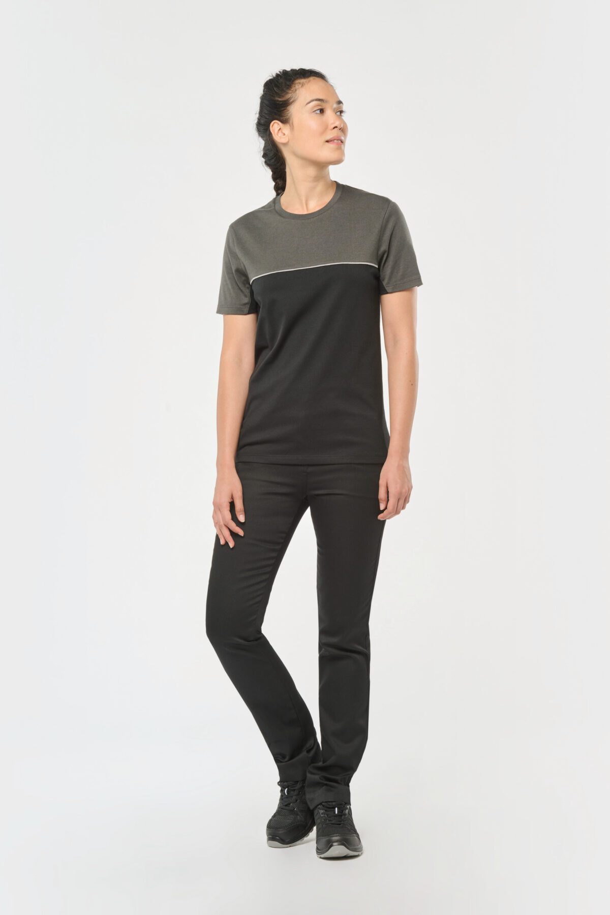 T-shirt personnalisé bicolore écoresponsable manches courtes unisexe - WK304 – Image 16