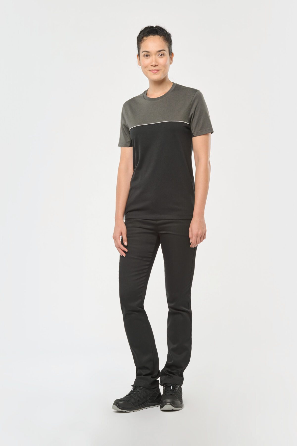 T-shirt personnalisé bicolore écoresponsable manches courtes unisexe - WK304 – Image 34