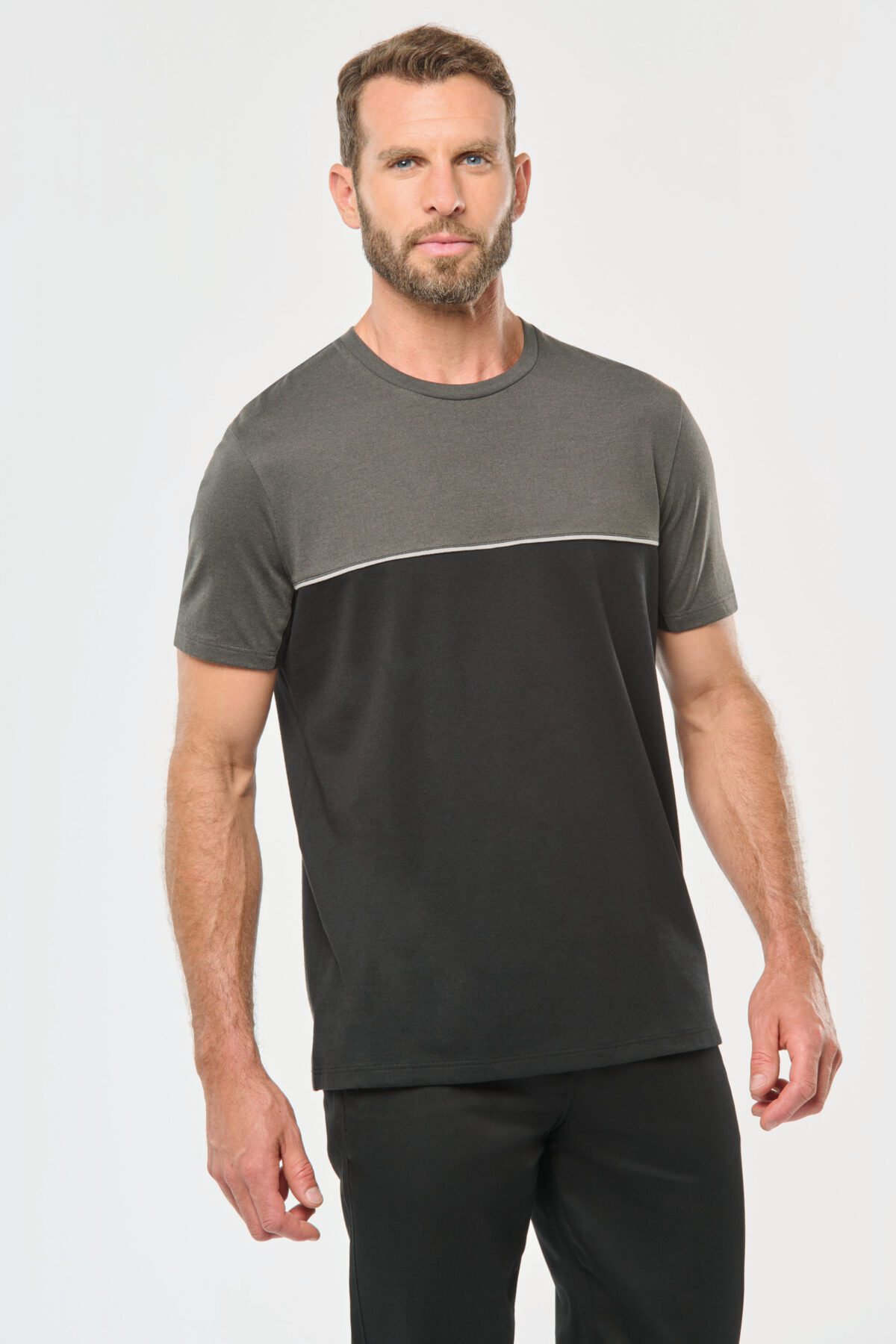 T-shirt personnalisé bicolore écoresponsable manches courtes unisexe - WK304 – Image 11