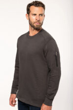 Sweat-shirt personnalisé manches montées homme - WK4001 – Image 2