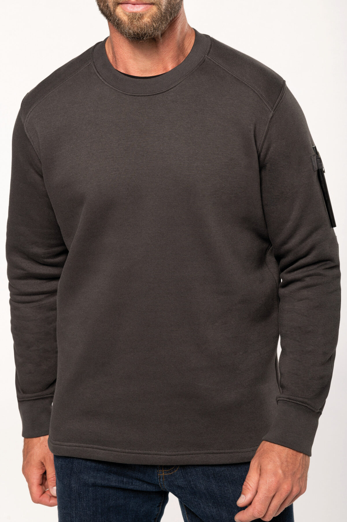 Sweat-shirt personnalisé manches montées homme - WK4001 – Image 19