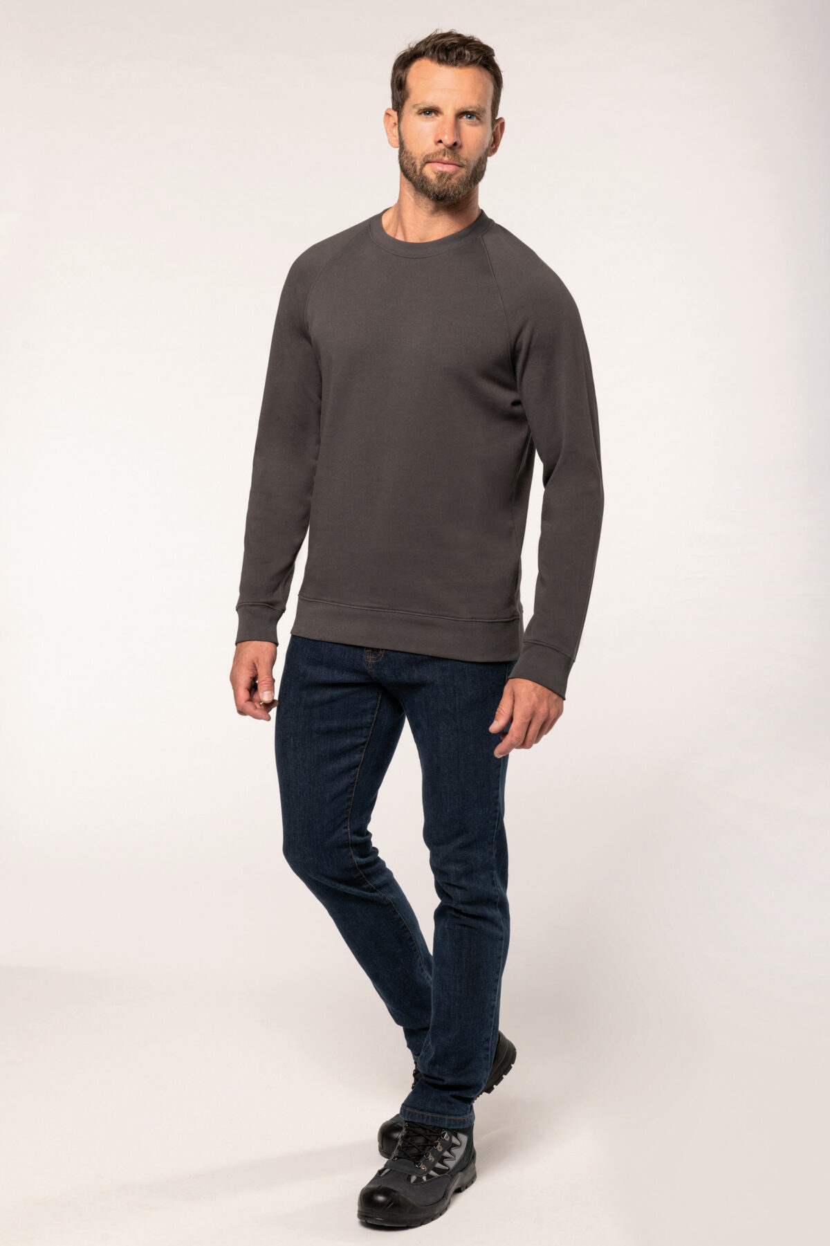 Sweat-shirt personnalisé col rond homme - WK402 – Image 4