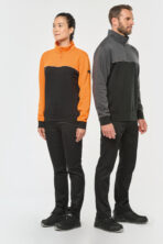 Sweat-shirt personnalisé écoresponsable col zippé unisexe - WK404 – Image 38