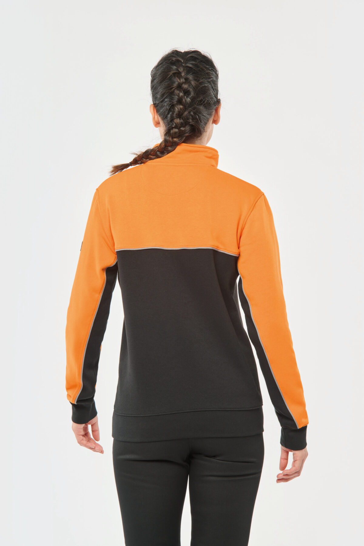 Sweat-shirt personnalisé écoresponsable col zippé unisexe - WK404 – Image 23