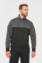 Sweat-shirt personnalisé écoresponsable col zippé unisexe - WK404 – Image 16