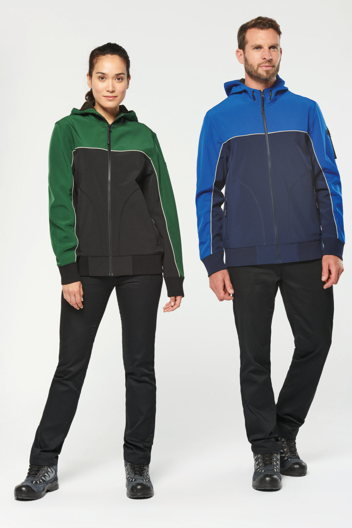 Veste softshell 3 couches bicolore BIONIC-FINISH® ECO unisexe - WK450  – Image 8