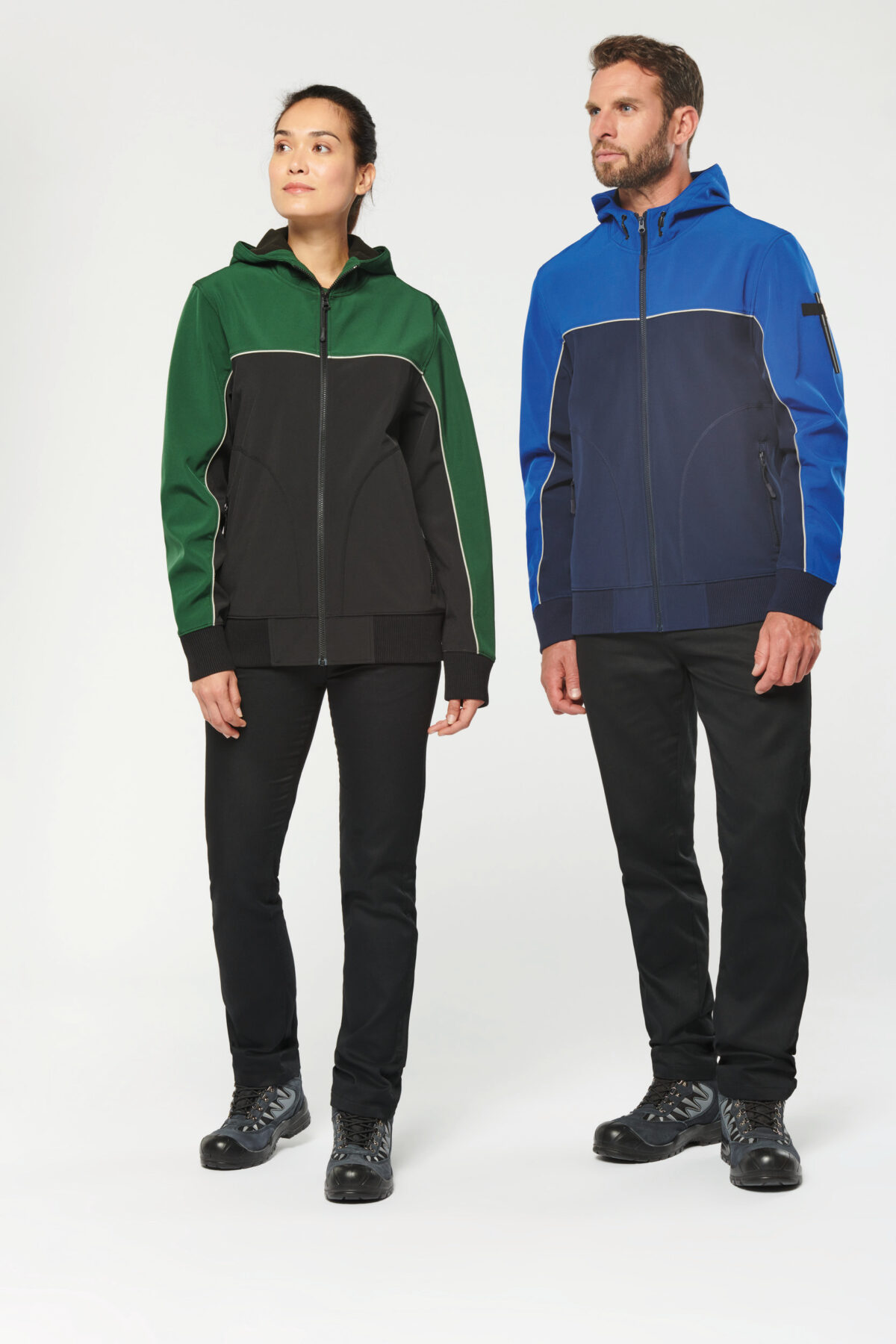 Veste softshell 3 couches bicolore BIONIC-FINISH® ECO unisexe - WK450  – Image 1