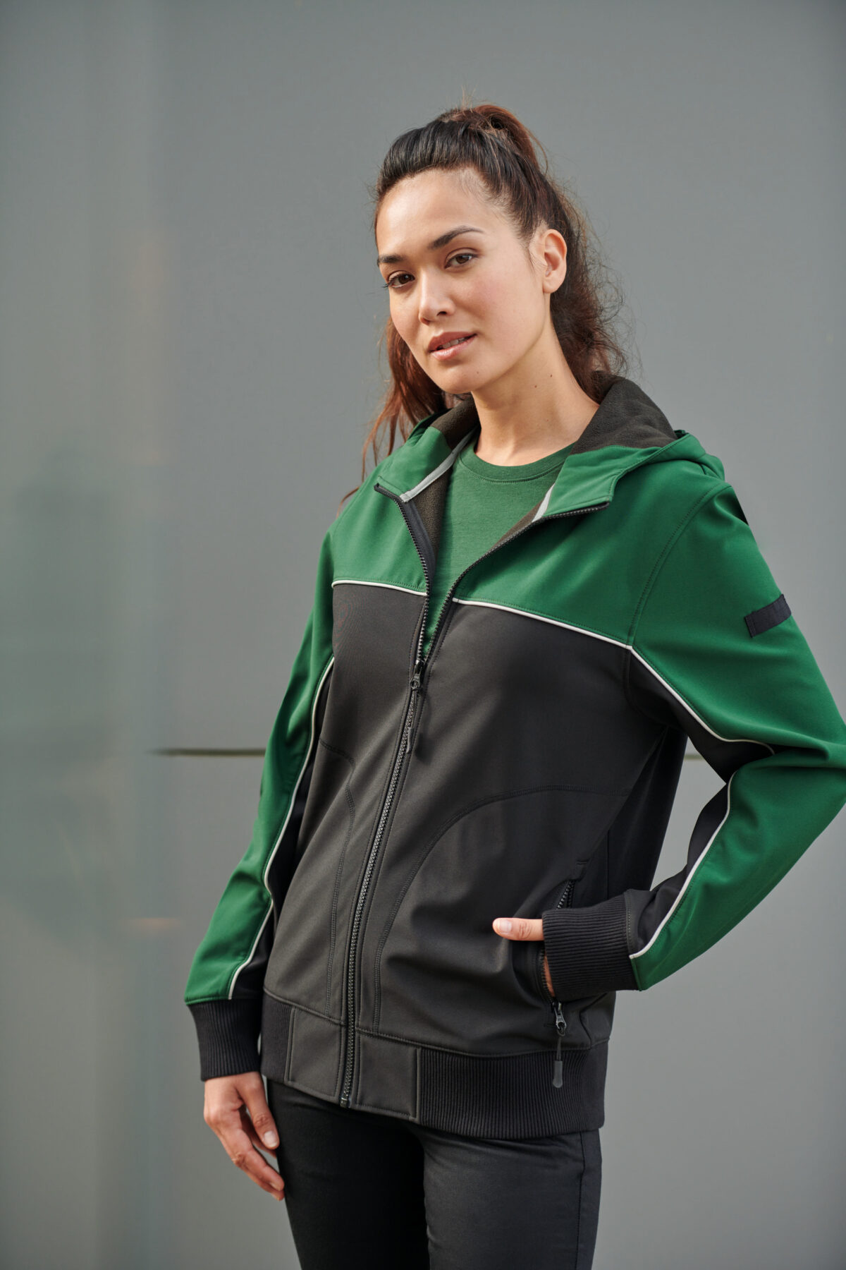Veste softshell 3 couches bicolore BIONIC-FINISH® ECO unisexe - WK450  – Image 16