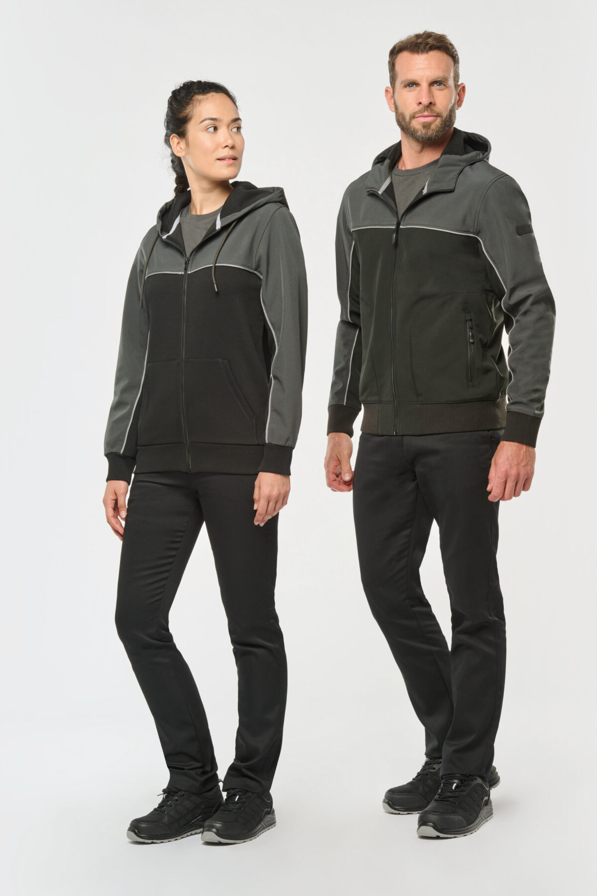 Veste softshell 3 couches bicolore BIONIC-FINISH® ECO unisexe - WK450  – Image 17