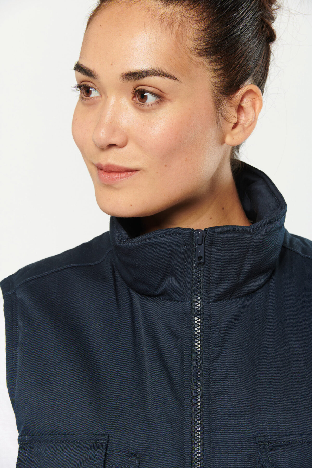 Gilet polycoton multipoches rembourré unisexe - WK607 – Image 19