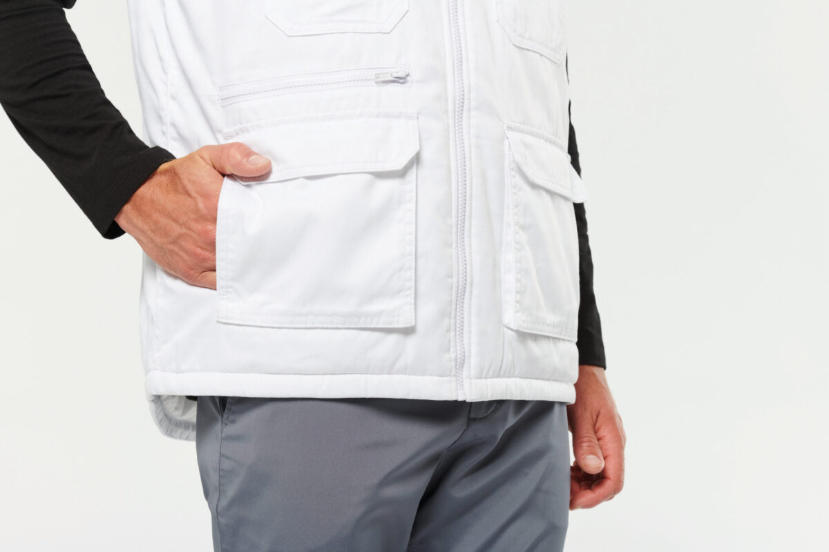Gilet polycoton multipoches rembourré unisexe - WK607 – Image 18