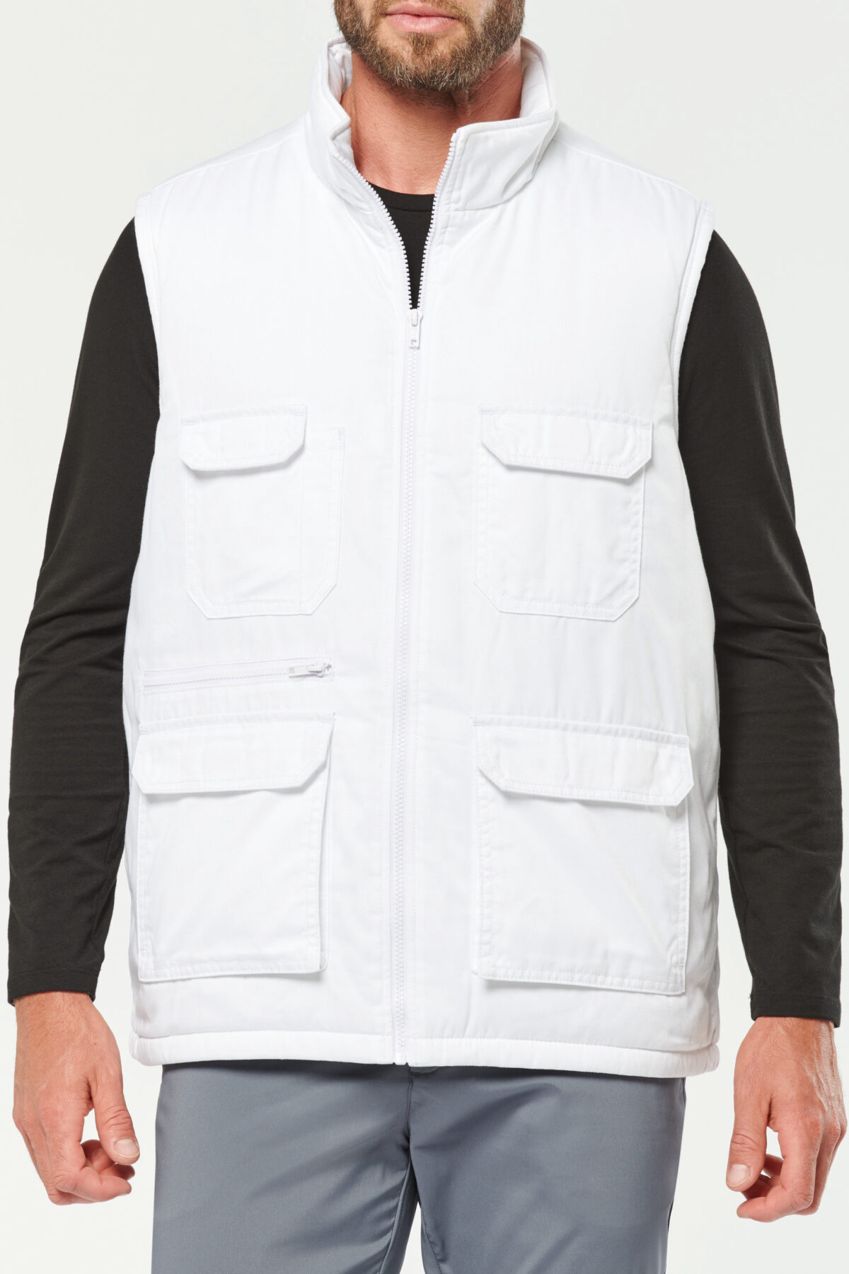 Gilet polycoton multipoches rembourré unisexe - WK607 – Image 21