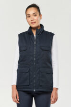 Gilet polycoton multipoches rembourré unisexe - WK607 – Image 9
