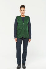 Gilet polycoton multipoches unisexe - WK608 – Image 10
