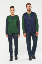 Gilet polycoton multipoches unisexe - WK608 – Image 12