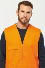 Gilet polycoton multipoches unisexe - WK608 – Image 14