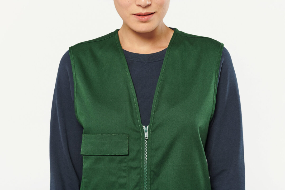 Gilet polycoton multipoches unisexe - WK608 – Image 17