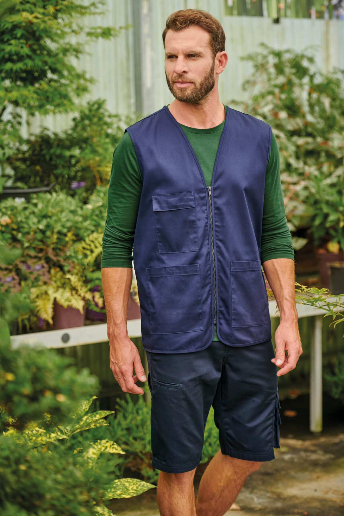 Gilet polycoton multipoches unisexe - WK608 – Image 18