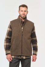 Bodywarmer polaire avec intérieur sherpa unisexe - WK610 – Image 2