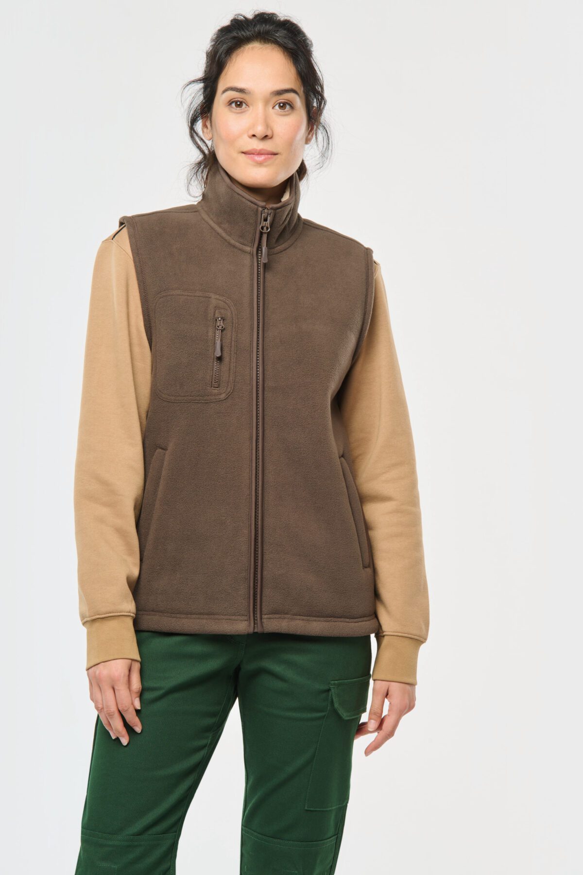 Bodywarmer polaire avec intérieur sherpa unisexe - WK610 – Image 7