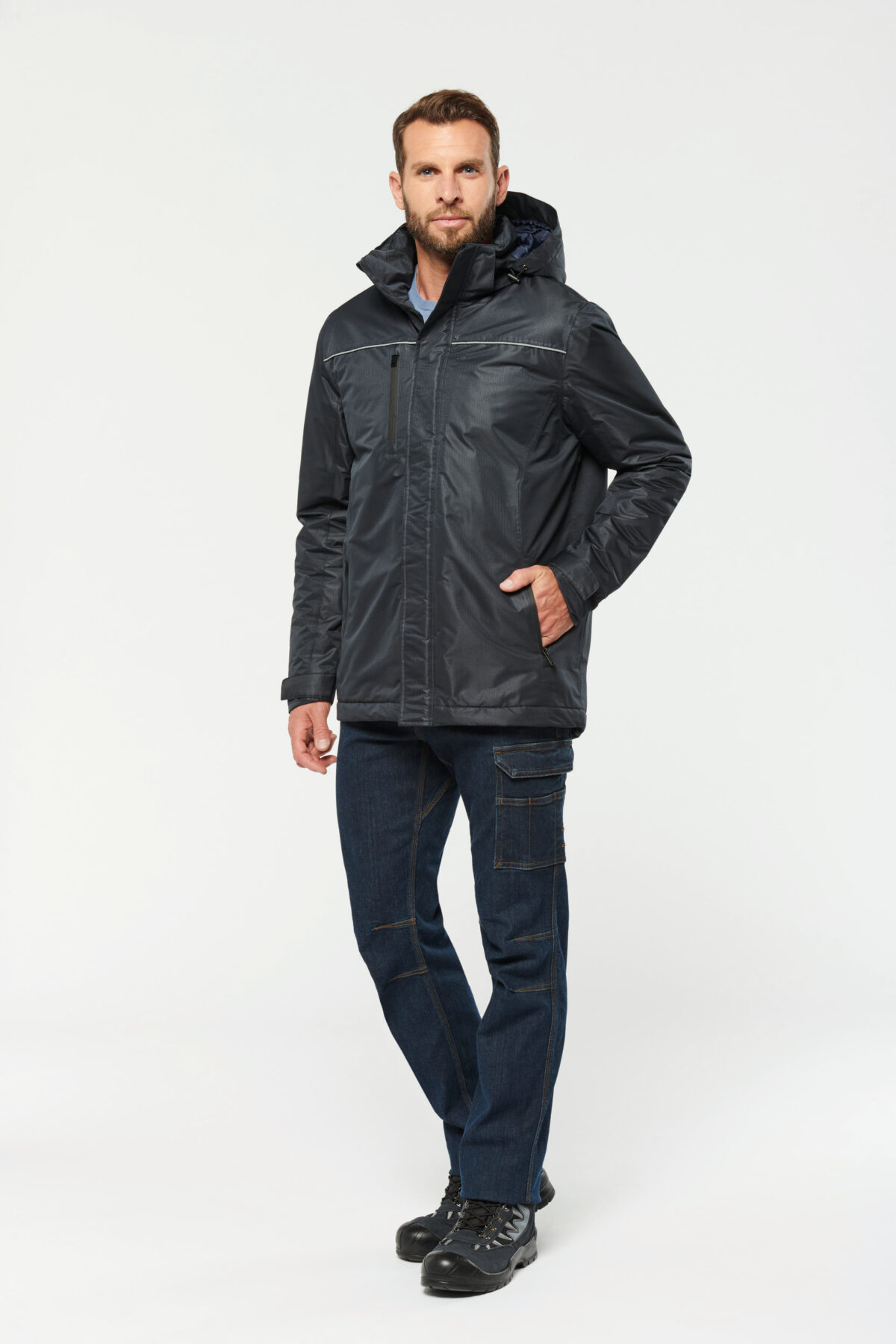 Parka performance à capuche unisexe - WK650 – Image 7