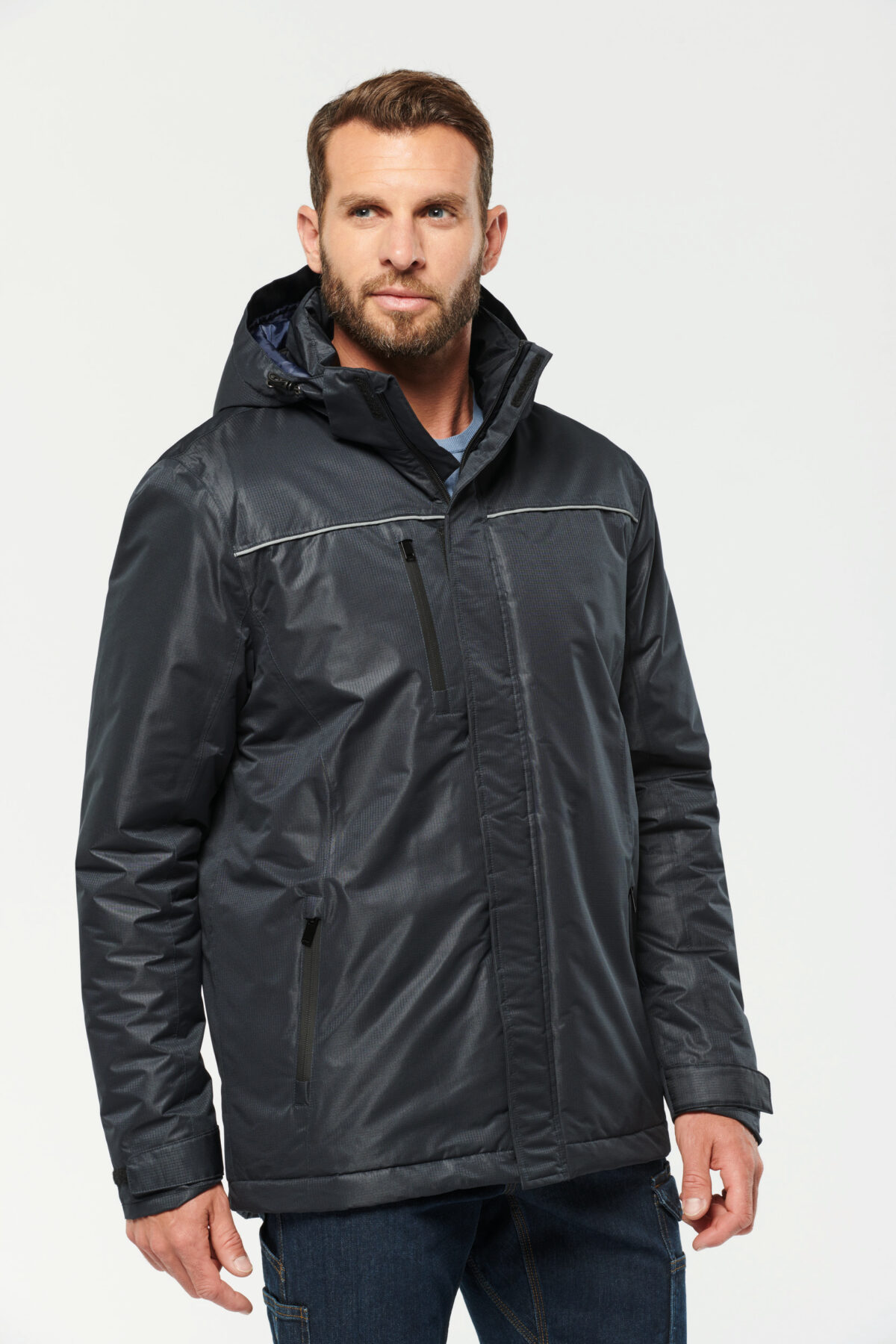 Parka performance à capuche unisexe - WK650 – Image 2