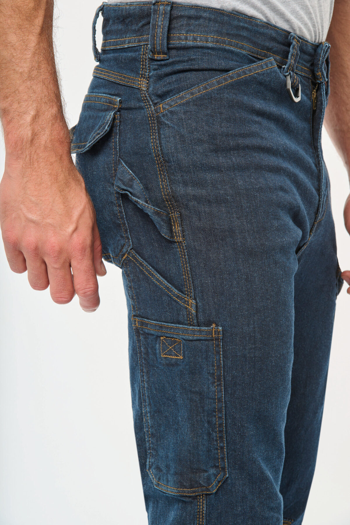 Pantalon Denim multipoches homme - WK705 – Image 11