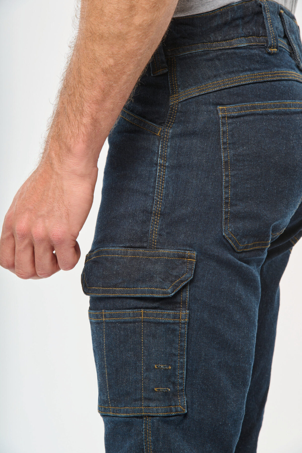 Bermuda denim multipoches homme - WK715 – Image 9