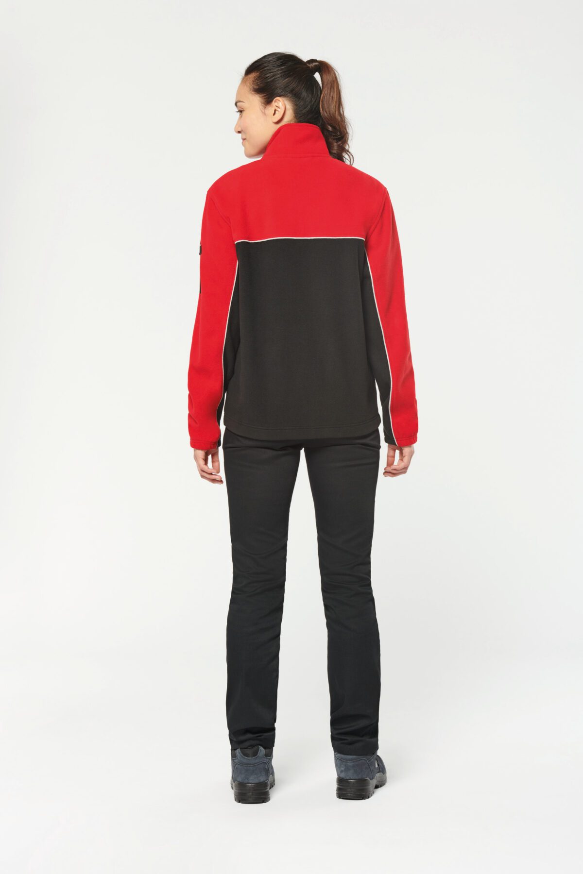 Veste micropolaire bicolore écoresponsable unisexe - WK904 – Image 7