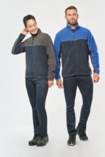 Veste micropolaire bicolore écoresponsable unisexe - WK904 – Image 34