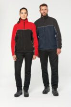Veste micropolaire bicolore écoresponsable unisexe - WK904 – Image 8
