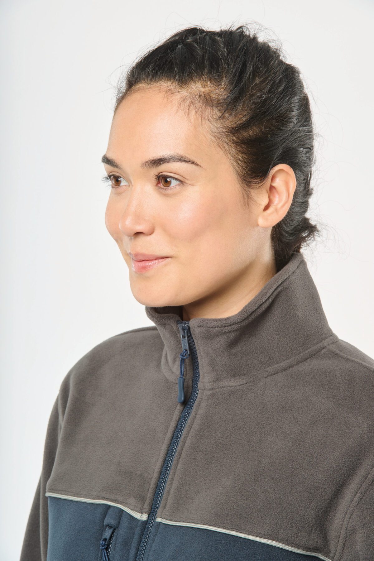 Veste micropolaire bicolore écoresponsable unisexe - WK904 – Image 22