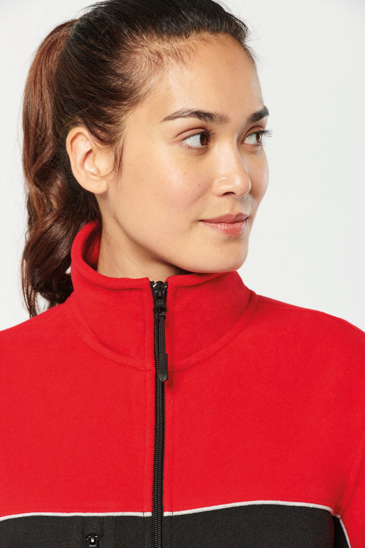 Veste micropolaire bicolore écoresponsable unisexe - WK904 – Image 12